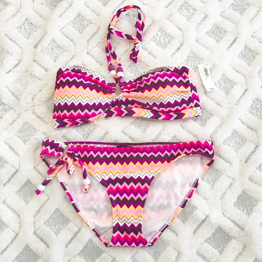 Old Navy Zig Zag Print Bikini (NWT)